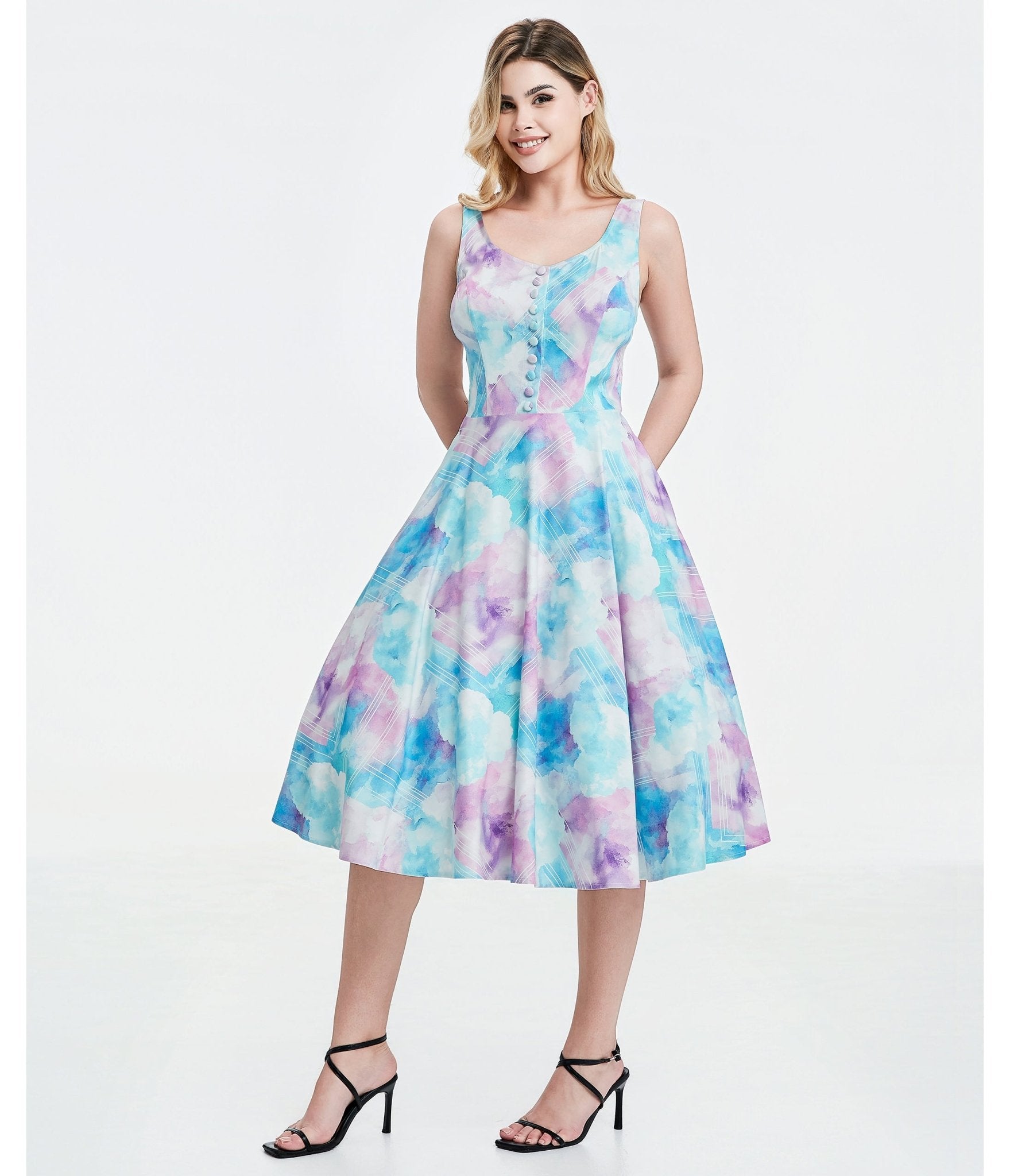 Cotton Candy Skies Heidi Dress