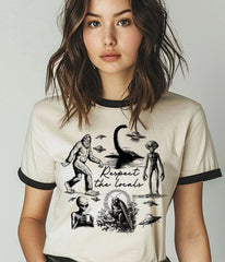 Cryptid Respect The Locals Unisex Ringer Shirt