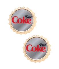 Diet Coke Bottle Cap Earrings