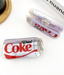 Diet Coke Bottle Hair Claw Clip