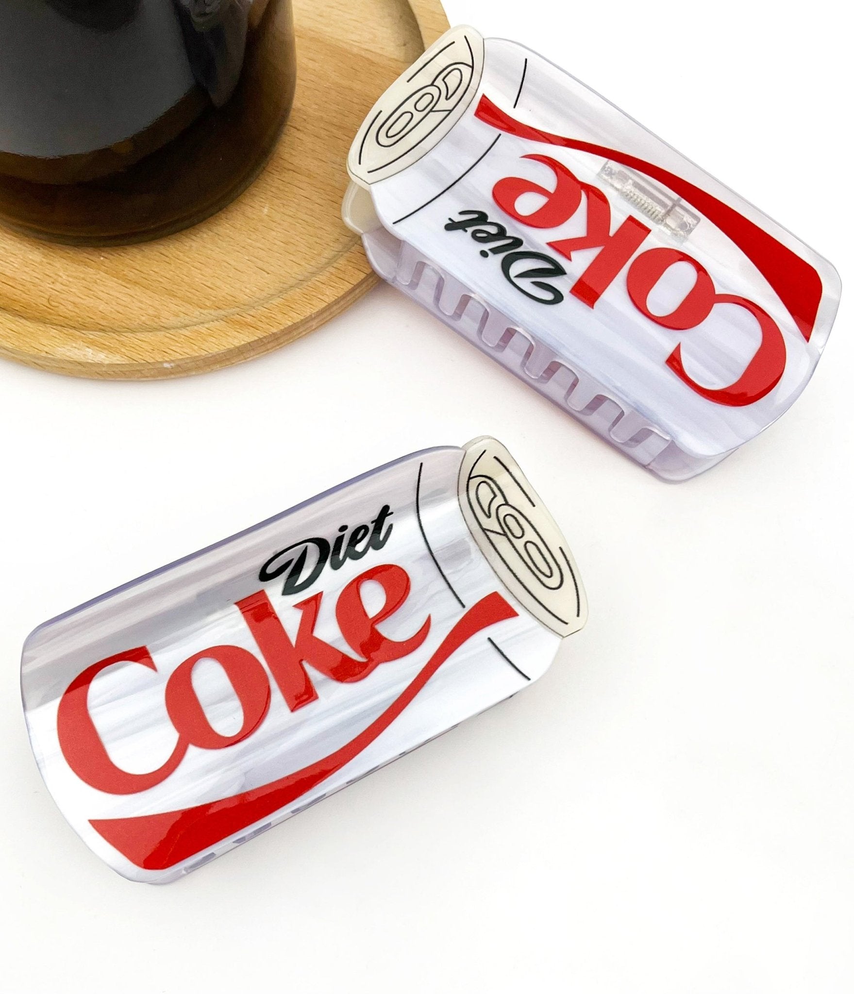 Diet Coke Bottle Hair Claw Clip