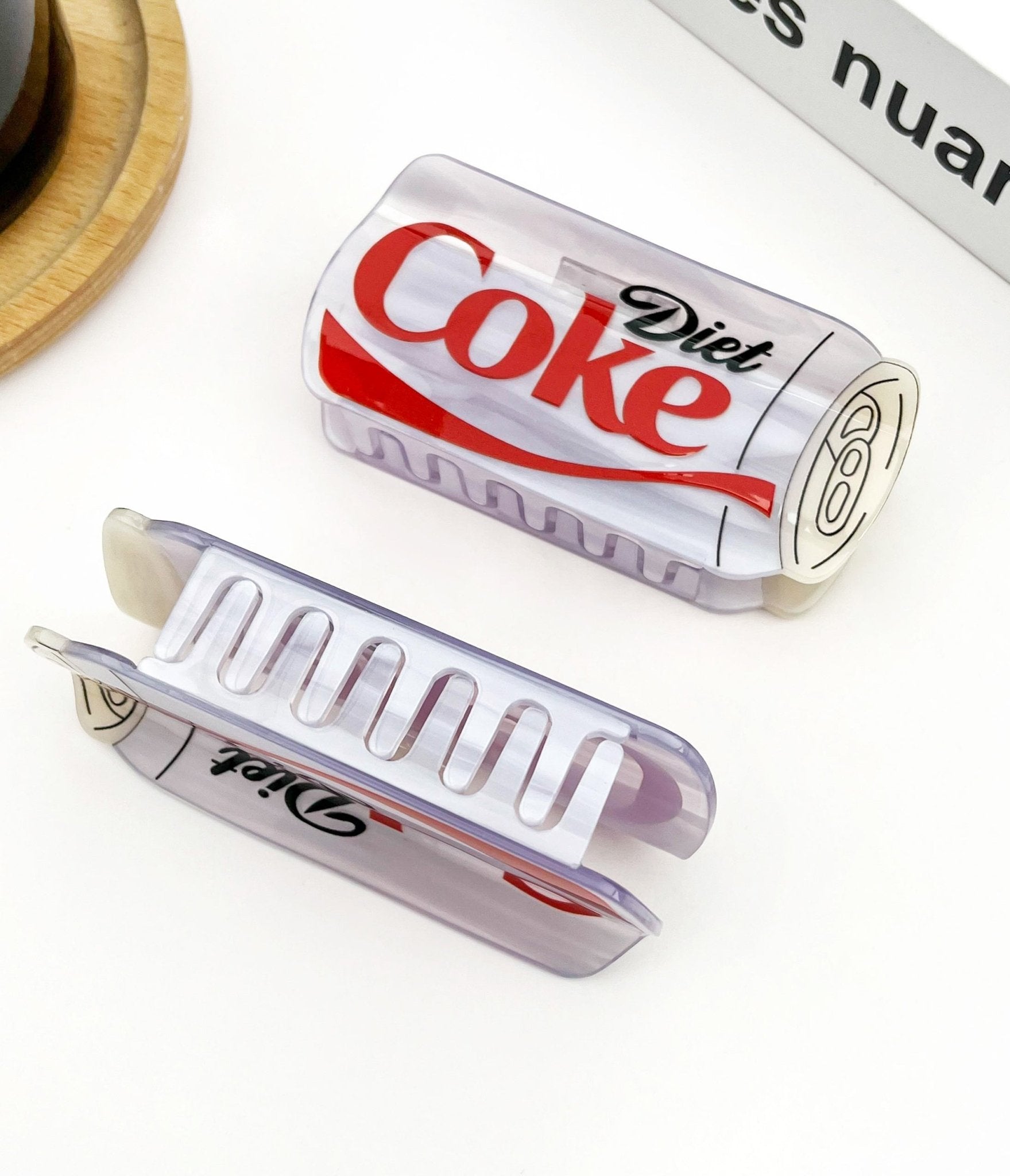 Diet Coke Bottle Hair Claw Clip