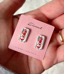 Diet Coke Girlie Stud Earrings