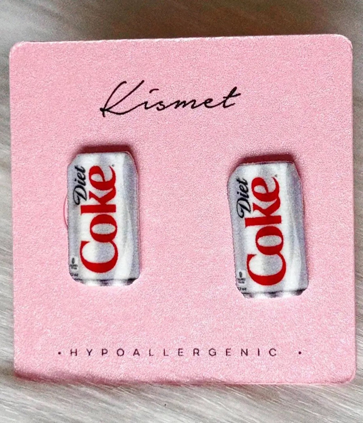 Diet Coke Girlie Stud Earrings