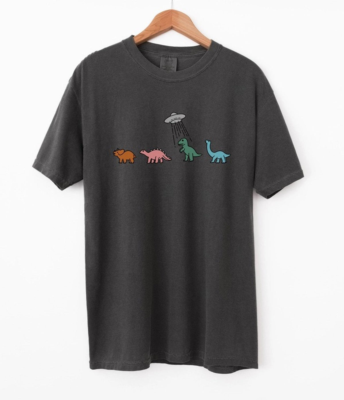 Dinosaur UFO Unisex Graphic Tee