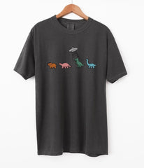 Dinosaur UFO Unisex Graphic Tee