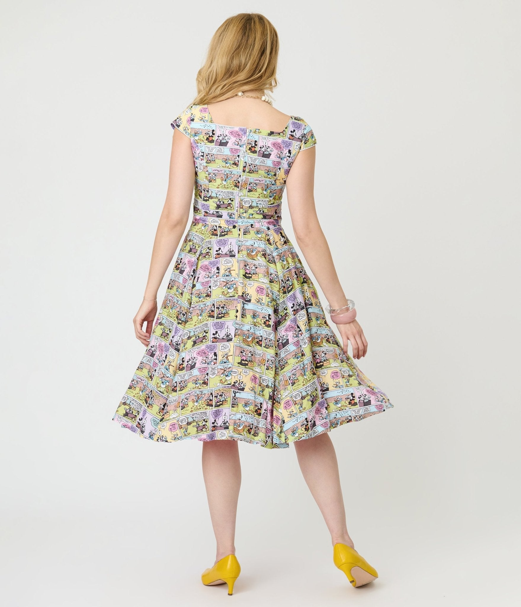 Disney Mickey & Friends Collection by Magnolia Place Mickey Comics Swing Dress