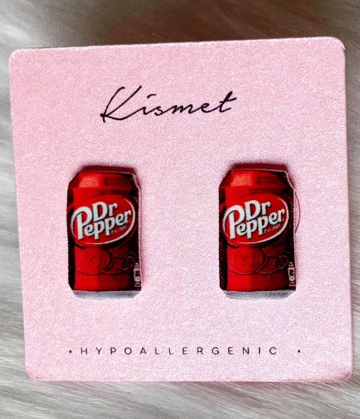 Dr Pepper Girlie Stud Earrings