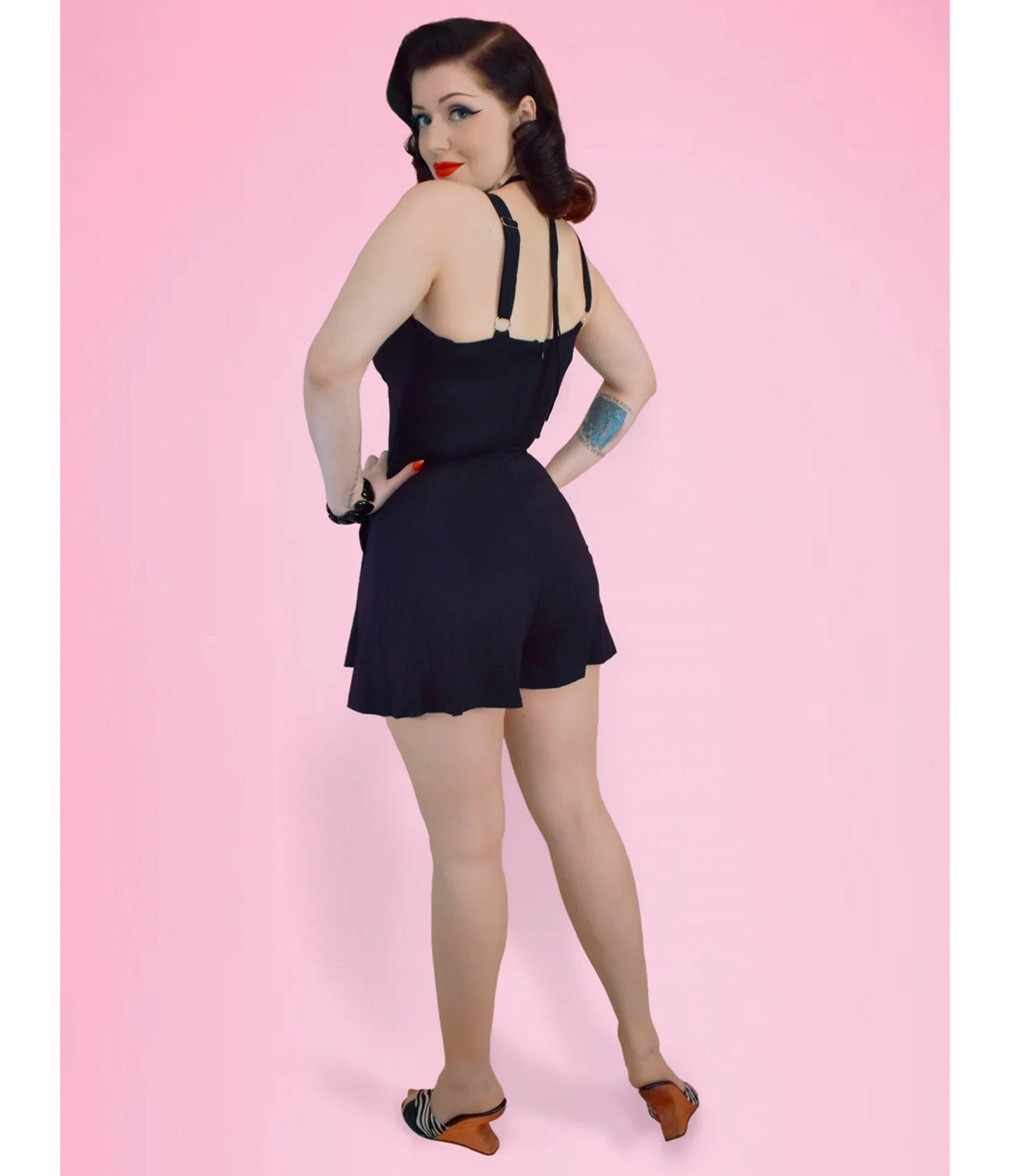 Elle Rebel Black Barbados Romper