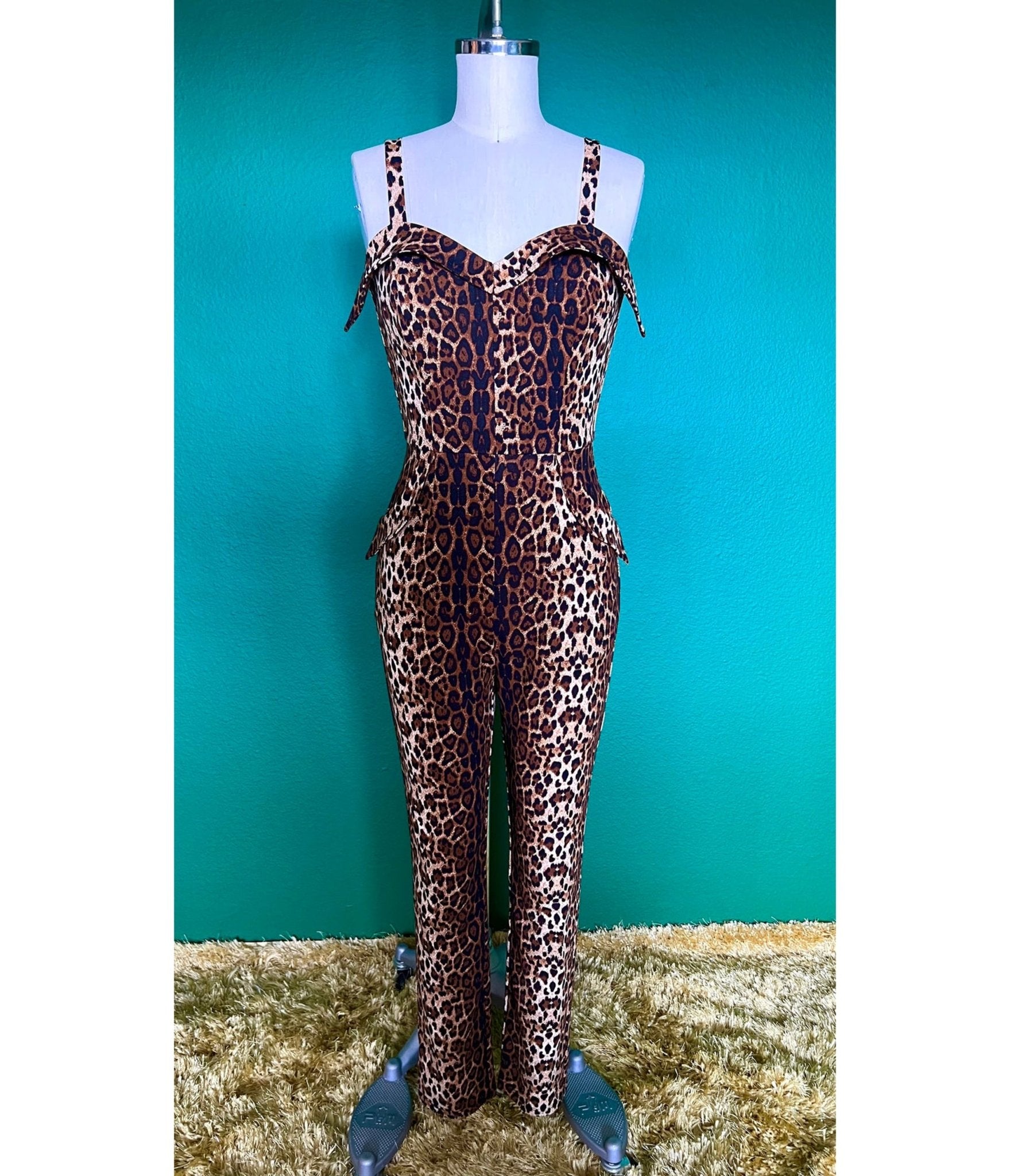 Elle Rebel Leopard Sumatra Jumpsuit