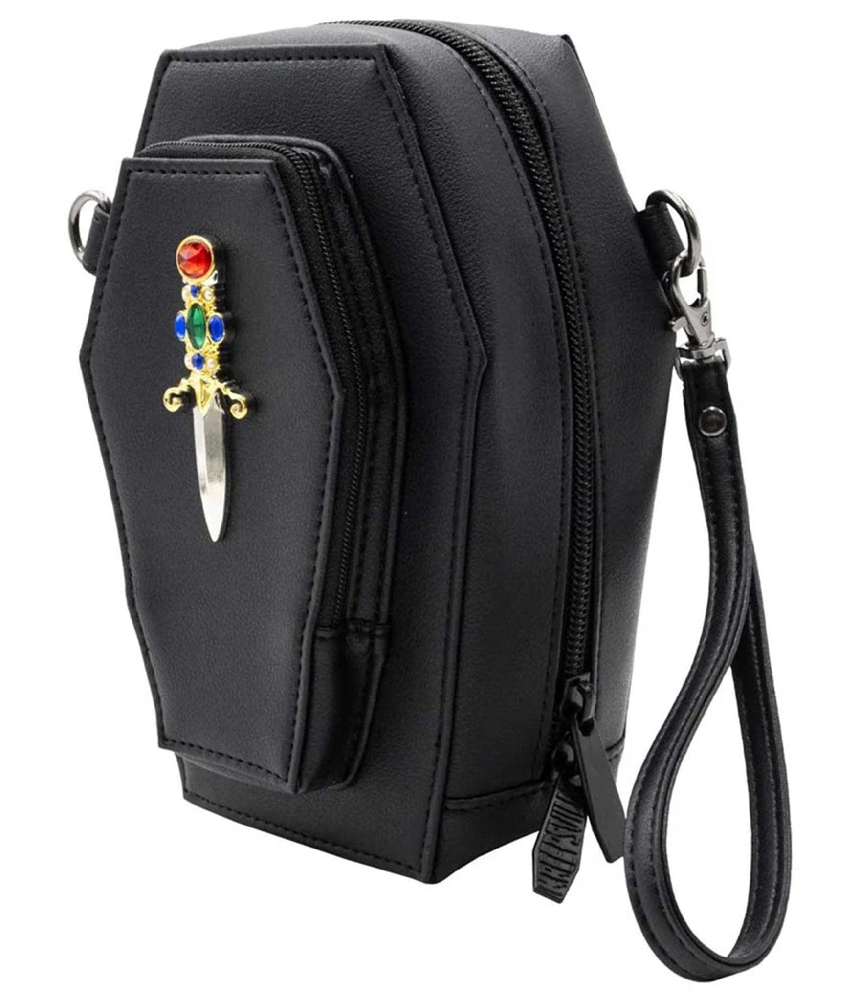 Elvira Dagger Coffin Mini Crossbody Purse