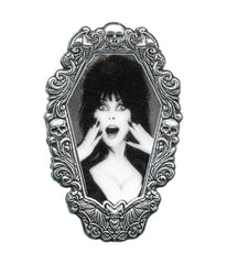 Elvira Gothic Frame Enamel Pin