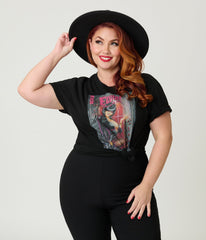 Elvira x Unique Vintage Elvira Comic Unisex Graphic Tee