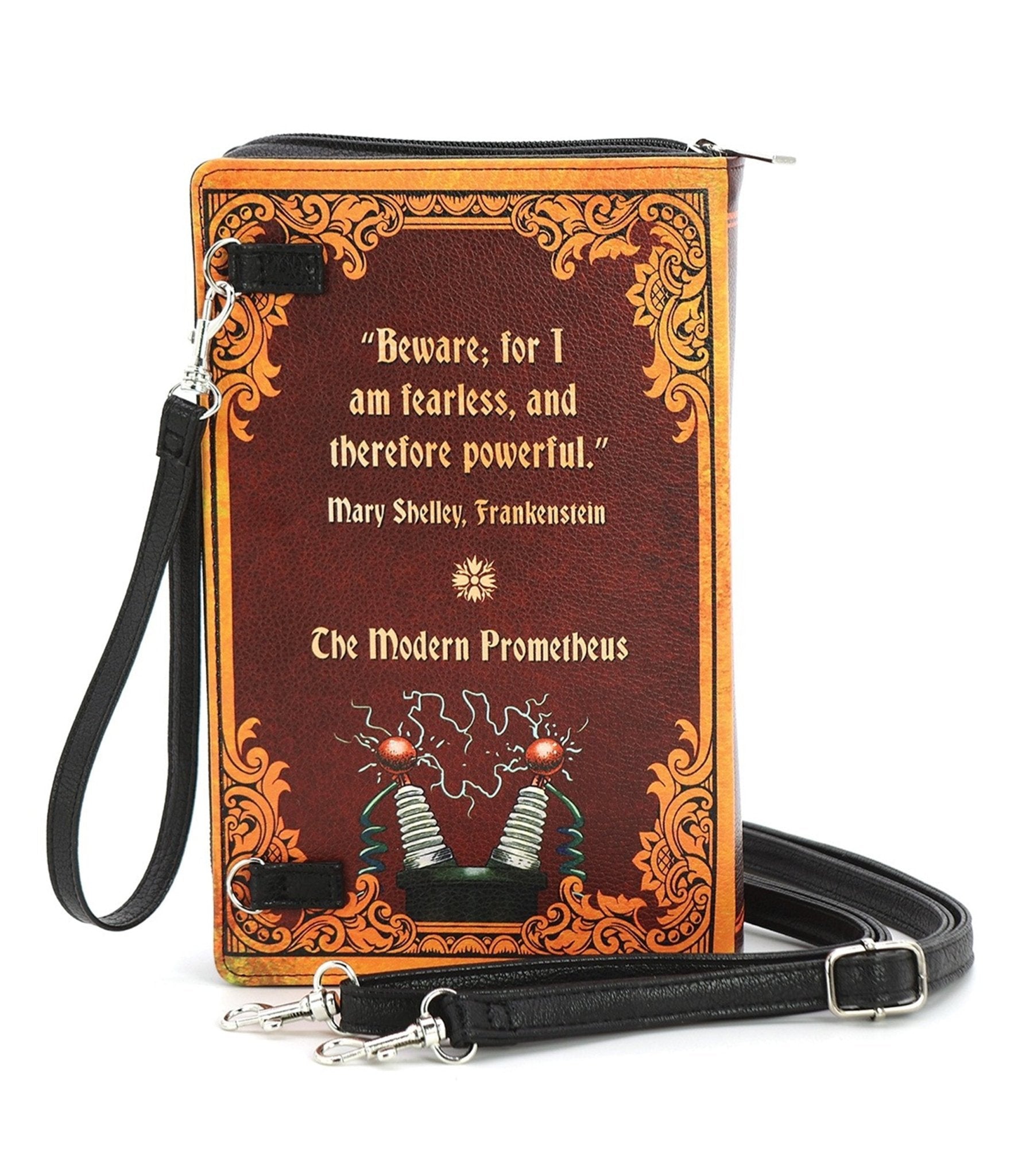 Frankenstein & Bride Book Clutch Bag