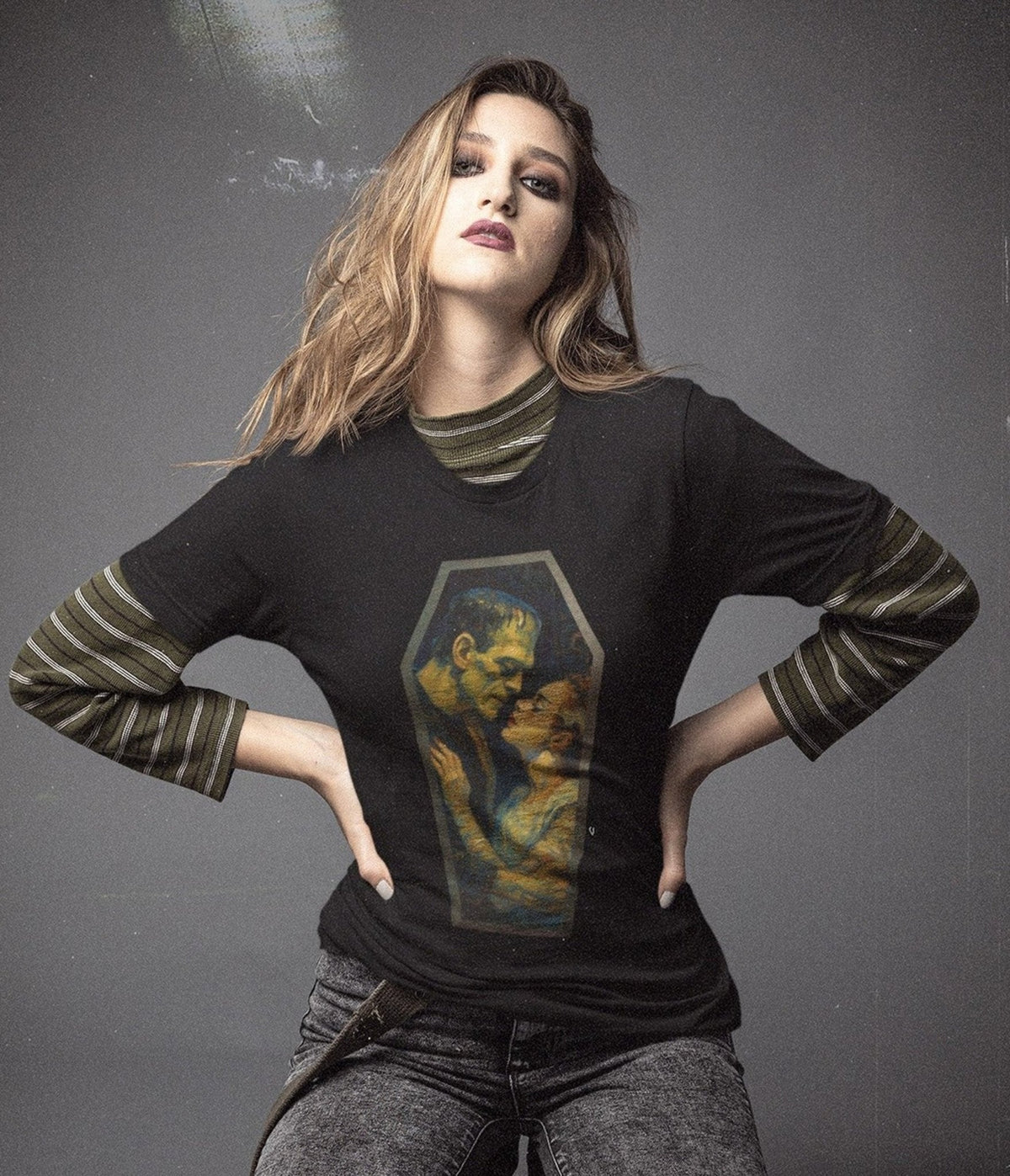 Frankenstein & His Bride Unisex Graphic Tee