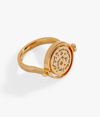Gold Plated Harry Potter鈩?Time Turner Flip Ring