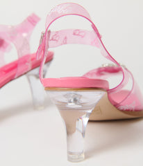 Barbie鈩?x Unique Vintage Peep Toe Heels